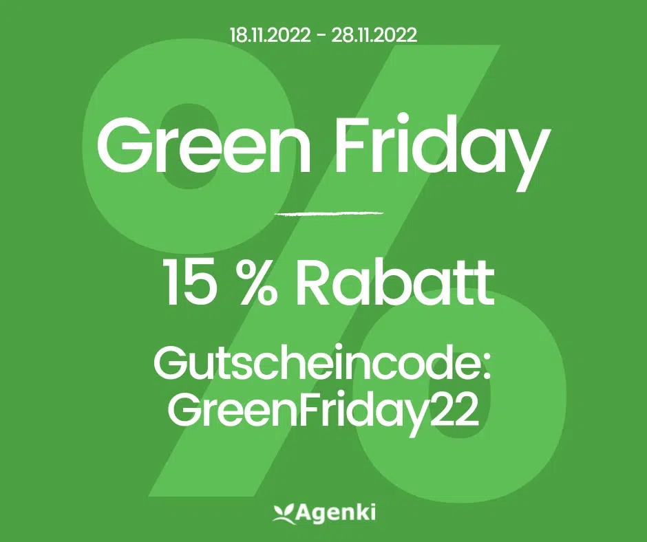 Agenki Green Friday 2022