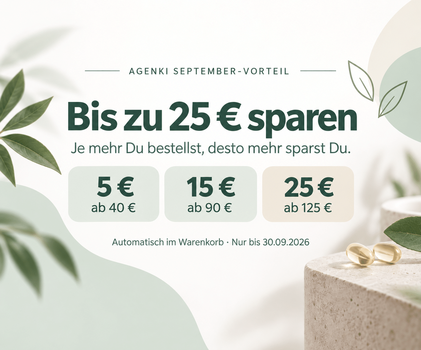 Agenki Septembervorteil