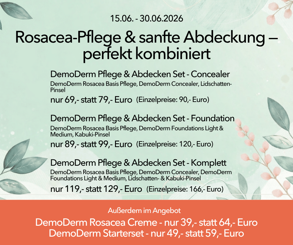 Rosacea-Pflege & sanfte Abdeckung — perfekt kombiniert Rosacea-Pflege & sanfte Abdeckung — perfekt kombiniert