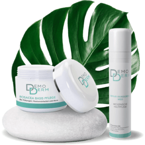 Hautduo - DemoDerm Rosacea Basis Pflege & Repair Handcreme Med