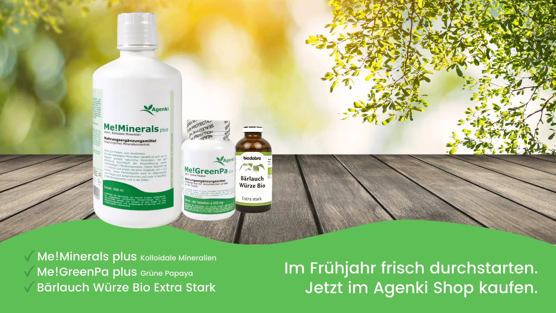 Produkte fürs Frühjahr im Agenki Shop kaufen