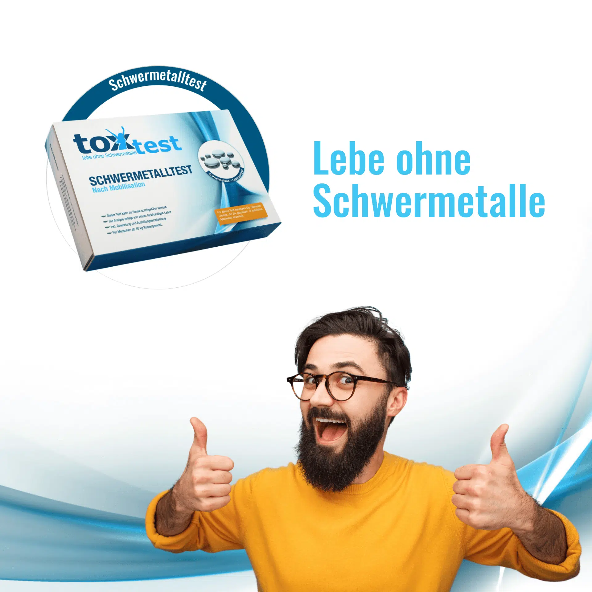 Schwermetall Test ToxTest - Lebe ohne Schwermetalle